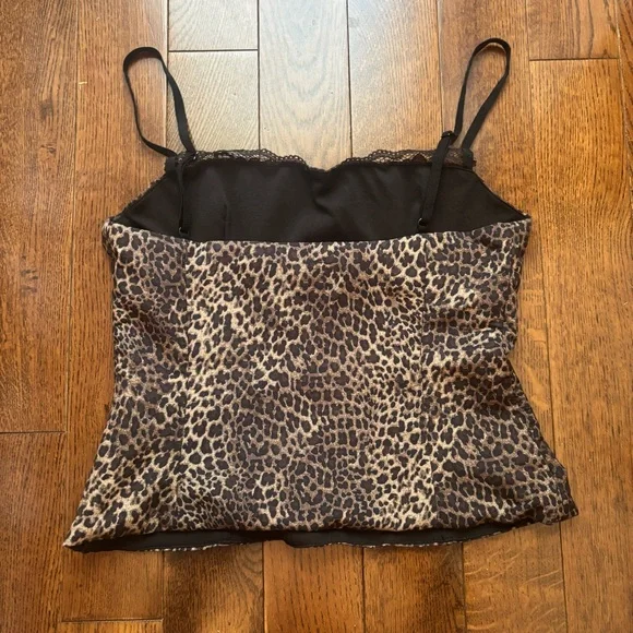 BNWOT Zara Cheetah Bustier Cropped Tank Top - Picture 4 of 6